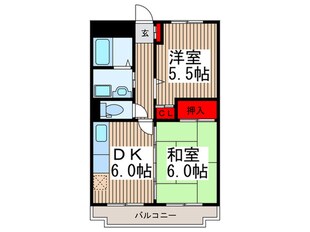 ルミエ－ル清水の物件間取画像